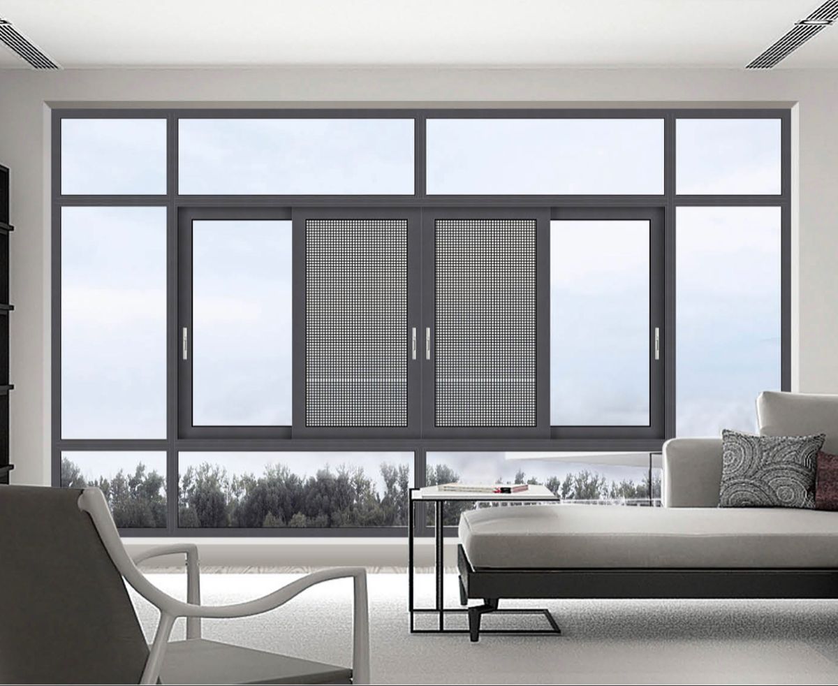 aluminum sliding window