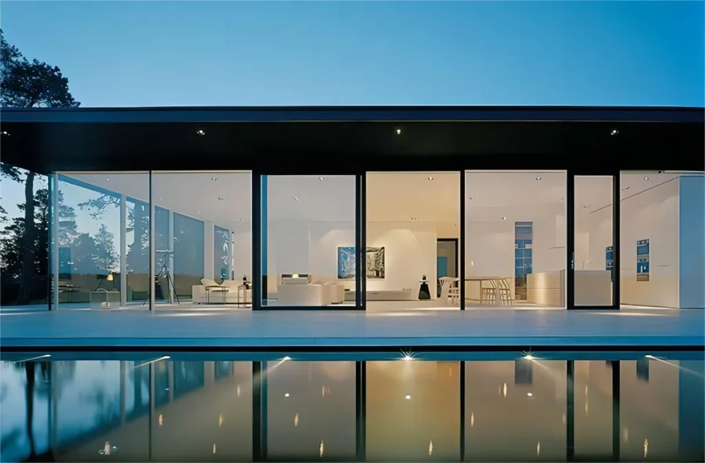aluminum sliding door